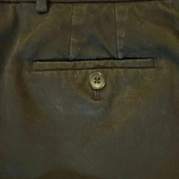 Talbots Women’s 10 Petite High-Waist Straight Curvy Black Cotton Blend Pants - Picture 8 of 8